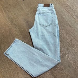 MADEWELL Full Length Classic Straight Denim Jeans 26W